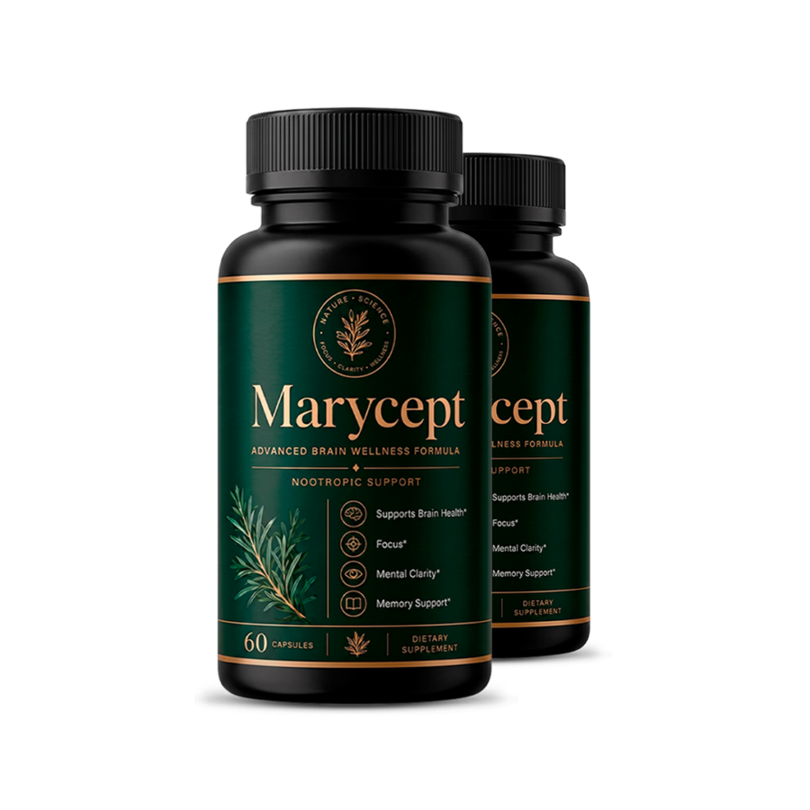 Marycept brain wellness capsules bottle